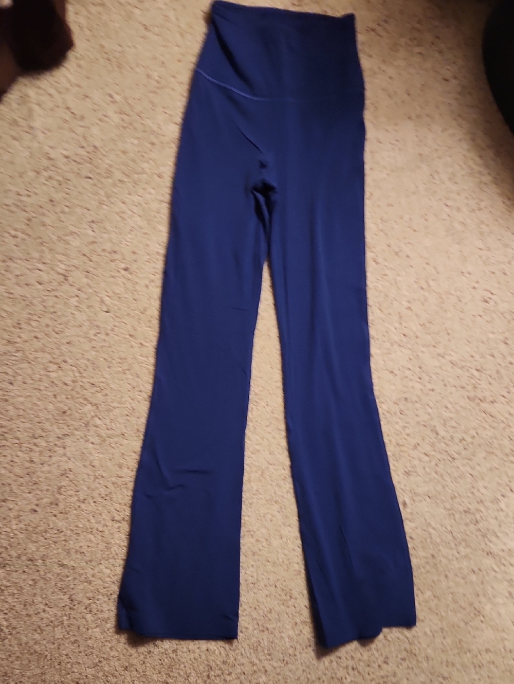Brand New Lululemon Women's High-Waist Indigo Yoga Pants, Size 2
